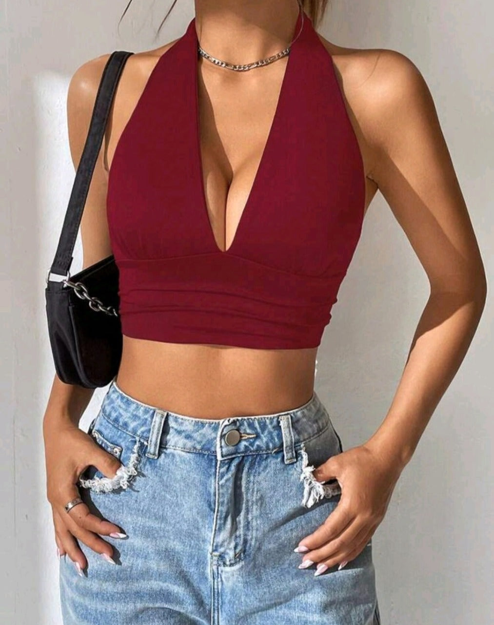 TOP CORTO UNICOLOR